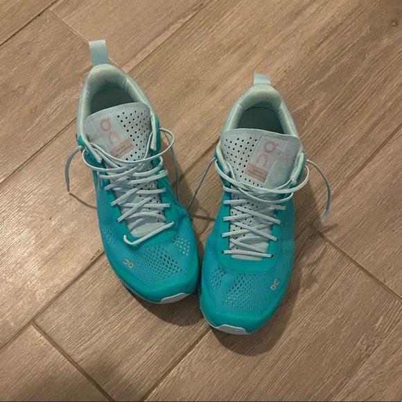 On Running Shoes - Turquoise & Aqua On Cloud Running Shoes